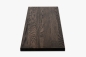 Preview: Wall shelf Solid Oak Hardwood 20 mm, Rustic grade, black oiled