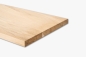 Preview: Wall shelf Solid Oak Hardwood shelf 20 mm, Rustic grade, hard wax natural white