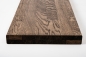 Preview: Stair tread Solid Oak Hardwood , Select nature grade, 40 mm, tone smoked oak oiled