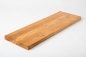 Mobile Preview: Stair tread Solid Oak Hardwood , Select nature grade, 40 mm, nature oiled