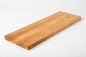 Preview: Stair tread Solid Oak Hardwood , Select nature grade, 40 mm, nature oiled