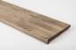 Preview: Stair tread Solid Ash with overhang 20 mm Prime-Nature grade, graphite oiled