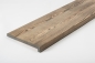 Preview: Stair tread Solid Ash with overhang 20 mm Prime-Nature grade, graphite oiled