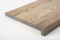 Preview: Stair tread Solid Ash with overhang 20 mm Prime-Nature grade, graphite oiled