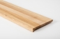 Preview: Stair tread Solid Ash with overhang 20 mm Prime-Nature grade, hard wax oil nature