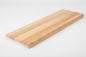 Preview: Window sill Solid Ash with overhang 20 mm Prime-Nature grade, hard wax oil nature