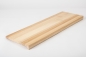 Preview: Window sill Solid Ash with overhang 20 mm Prime-Nature grade, hard wax oil nature white