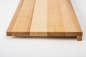 Preview: Window sill Solid Ash with overhang 20 mm Prime-Nature grade laquered