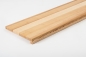 Preview: Stair tread Solid Ash with overhang 20 mm Prime-Nature grade, brushed, nature oiled