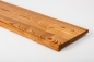 Preview: Stair tread Solid Ash with overhang 20 mm Prime-Nature grade, cherry oiled