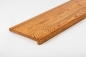 Preview: Window sill Solid Ash with overhang 20 mm Prime-Nature grade, cherry oiled