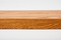 Preview: Window sill Solid Ash with overhang 20 mm Prime-Nature grade, cherry oiled