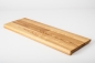 Preview: Solid Ash stair with owerhang 20 mm Prime-Nature grade, nature oiled