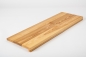 Mobile Preview: Solid Ash stair with owerhang 20 mm Prime-Nature grade, nature oiled