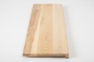 Preview: Stair tread Solid Ash with overhang 20 mm Prime-Nature grade, unfinished