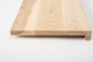 Preview: Window sill Solid Ash with overhang 20 mm prime-nature grade brushed untreated