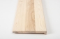 Preview: Window sill Solid Ash with overhang 20 mm Prime-Nature grade white oiled
