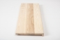 Preview: Window sill Solid Ash with overhang 20 mm Prime-Nature grade white oiled