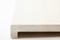 Preview: Stair tread Solid Ash 20 mm Prime-Nature grade, brushed chalked white oiled