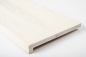 Preview: Window sill Solid Ash 20 mm Prime-Nature grade, brushed chalked white oiled