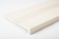 Preview: Stair tread Solid Ash 20 mm Prime-Nature grade, chalked white oiled