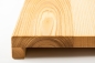 Preview: Window sill Solid Ash with overhang 20 mm Prime-Nature grade brushed nature oiled