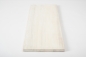 Preview: Wall shelf Solid Ash 20 mm Prime-Nature grade, chalked white oiled