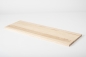 Preview: Wall Shelf Solid Ash 20 mm Prime-Nature grade, hard wax oil nature white