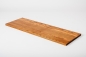 Preview: Wall Shelf Solid Ash with overhang 20 mm Prime-Nature grade, cherry oiled