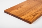 Preview: Wall Shelf Solid Ash with overhang 20 mm Prime-Nature grade, cherry oiled