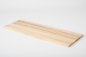 Preview: Wall shelf Solid Ash 20 mm Prime-Nature grade, white oiled