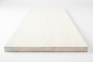 Preview: Regalbrett Wandregal Esche Select Natur 20 mm gebürstet gekalkt weiß geölt