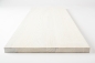 Preview: Wall Shelf Solid Ash 20 mm Prime-Nature grade, brushed chalked white oiled