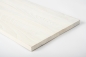 Preview: Wall Shelf Solid Ash 20 mm Prime-Nature grade, brushed chalked white oiled