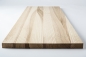 Preview: Arbeitsplatte Massivholzplatte Esche Select Natur Premium 20 mm unbehandelt