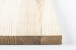 Preview: Wall shelf Ash Select Natural 20 mm brushed untreated Shelf board