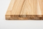 Preview: Stair tread Solid Ash Hardwood, prime grade, 40 mm, hard wax oil nature