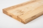 Preview: Stair tread Solid Ash Hardwood , prime grade, 40 mm, lacquered