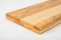 Preview: Stair tread Solid Ash Hardwood , prime grade, 40 mm, brushed nature oiled