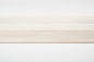 Preview: Window sill Solid Ash Hardwood with overhang Rustic grade 20 mm chalked white oiled