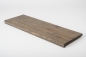 Preview: Window sill Solid Ash Hardwood with overhang Rustic grade 20 mm graphite oiled