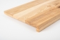 Preview: Window sill Solid Ash Hardwood with overhang , Rustic grade, 20 mm hard wax oil nature