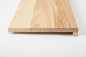 Preview: Window sill Solid Ash Hardwood with overhang Rustic grade, 20 mm hard wax oil nature white