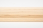 Preview: Window sill Solid Ash Hardwood with overhang Rustic grade, 20 mm hard wax oil nature white