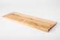 Preview: Window sill Solid Ash Hardwood with overhang Rustic grade 20 mm laquered