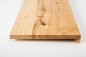 Preview: Window sill Solid Ash Hardwood with overhang Rustic grade 20 mm laquered