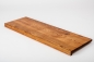 Preview: Window sill Solid Ash Hardwood with overhang Rustic grade, 20 mm cherry oiled