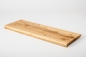 Preview: Window sill Solid Ash Hardwood with overhang Rustic grade 20 mm natural oiled