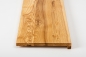 Preview: Window sill Solid Ash Hardwood with overhang Rustic grade 20 mm brushed natural oiled