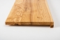 Preview: Stair tread Solid Ash Hardwood with overhang , Rustic grade, 20 mm natural oiled
